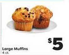 Weis Markets Large Muffins offer