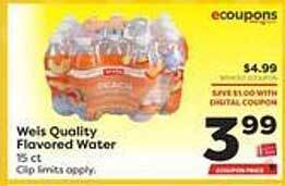Weis Markets Weis Quality Flavored Water offer