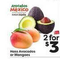 Weis Markets Hass Avocados Or Mangoes offer