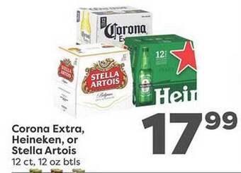 Weis Markets Corona Extra, Heineken Or Stella Artois offer
