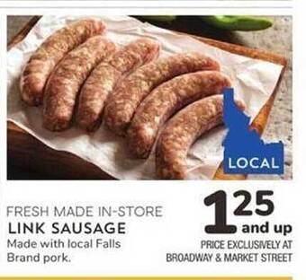Albertsons Link Sausage offer