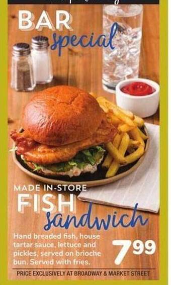 Albertsons Fish Sandwich offer