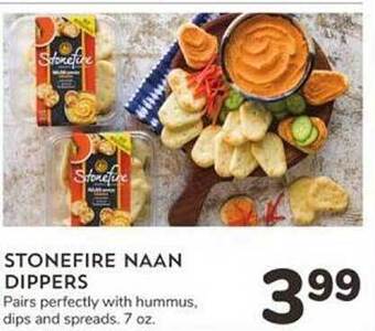 Albertsons Stonefire Naan Dippers offer