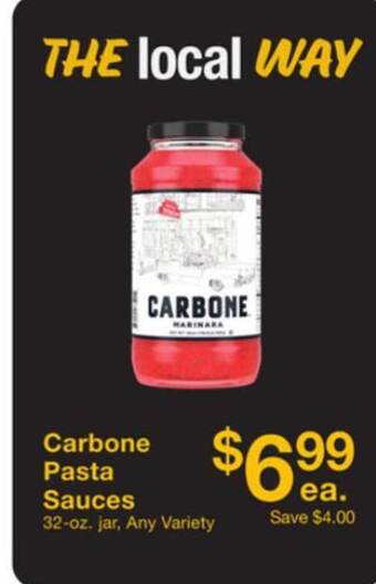 Fairway Store Market Carbone Pasta Sauces offer
