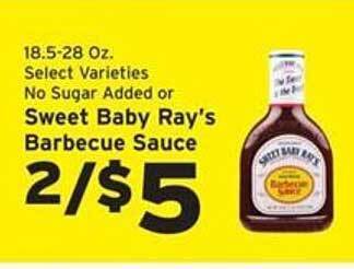 Hannaford Sweet Baby Ray's Barbecue Sauce offer