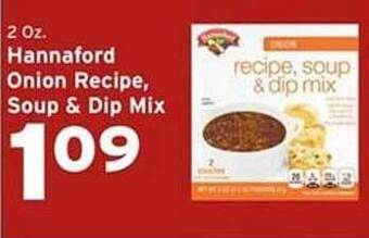 Hannaford Hannaford Onion Recipe, Soup & Dip Mix offer