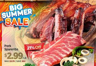Island Pacific Market Pork Spareribs offer
