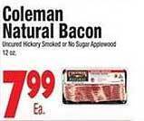 King Kullen Coleman Natural Bacon offer