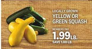 Kings Food Markets Yellow Or Green Squash offer