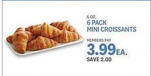 Kings Food Markets 6 Pack Mini Croissants offer