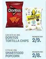 Kings Food Markets Doritos Tortilla Chips Smartfood Popcorn offer