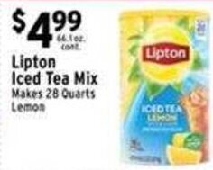 Met Foodmarkets Lipton Iced Tea Mix offer