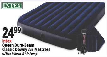 Ocean State Job Lot Intex Queen Dura-beam Classic Downy Air Mattress offer