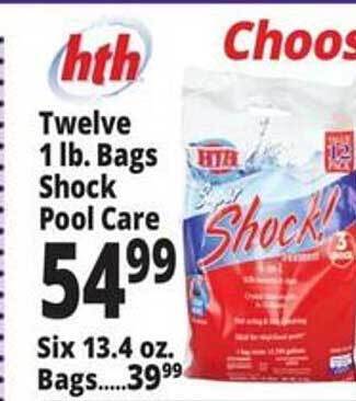 Ocean State Job Lot Hth Twelve 1 Lb. Bags Shock Pool Care offer