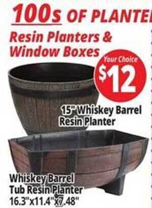 Ocean State Job Lot Resin Planters & Window Boxes offer