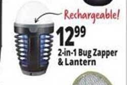 Ocean State Job Lot 2-in-1 Bug Zapper & Lantern offer
