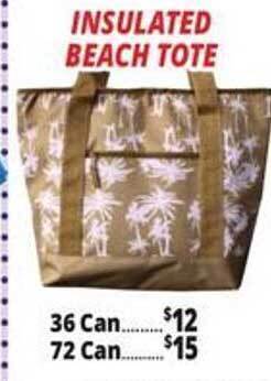 Ocean State Job Lot Insulated Beach Tote offer