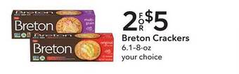 Publix Breton Crackers offer