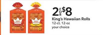 Publix King's Hawaiian Rolls offer