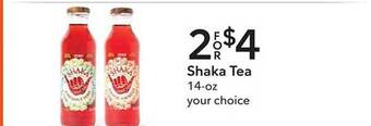 Publix Shaka Tea offer