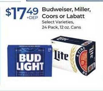 Rite Aid Budweiser, Miller, Coors Or Labatt offer
