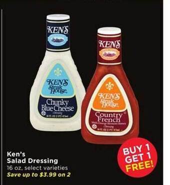 Cub Foods Ken's Salad Dressing offer
