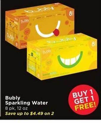 Cub Foods Bubly Sparkling Water offer