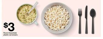 Target Room Essentials Plastic Serveware offer
