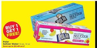 Cub Foods Polar Seltzer Water offer
