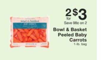 Fairway Store Market Bowl & Basket Peeled Baby Carrots offer