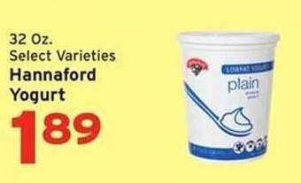 Hannaford Hannaford Yogurt offer