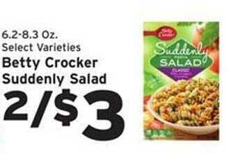 Hannaford Betty Crocker Suddenly Salad offer
