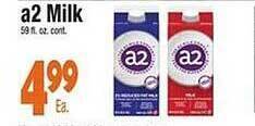 King Kullen A2 Milk offer