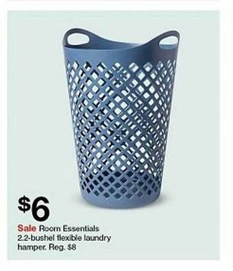 Target Room Essentials 2.2-bushel Flexible Laundry Hamper offer