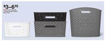 Target Room Essentials Y-weave Storage Baskets offer