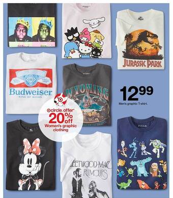 Target Women's Graphic Clothing offer