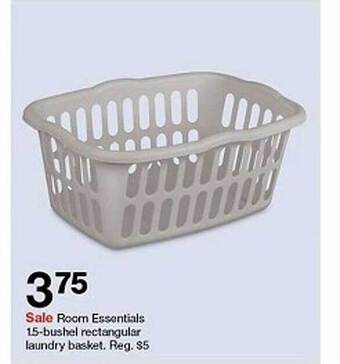 Target Room Essentials 15-bushel Rectangular Laundry Basket offer