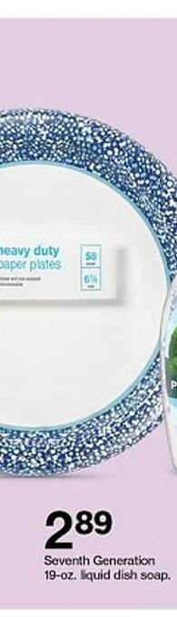 Target Seventh Generation 19-oz Liquid Dish Soap offer