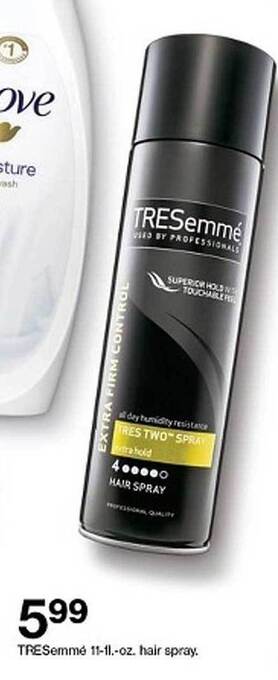 Target Tresemmé 11-fl-oz Hair Spray offer