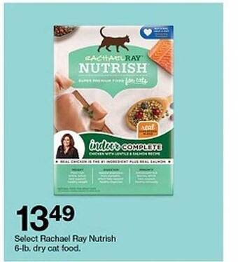 Target Select Rachael Ray Nutrish 6-lb Dry Cat Food offer