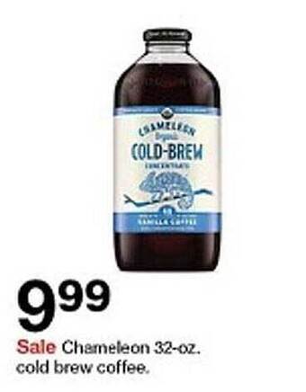 Target Chameleon 32-oz Cold Brew Coffee offer
