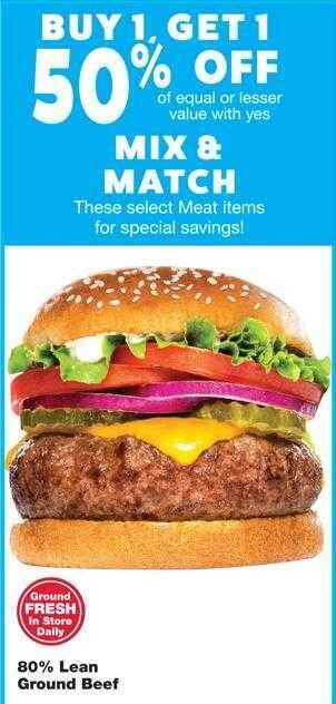 Family Fare 80% Lean Ground Beef offer