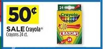 Dollar General Crayola Crayons offer