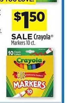 Dollar General Crayola Markers offer