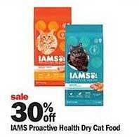 Meijer Iams Proactive Health Dry Cat Food offer