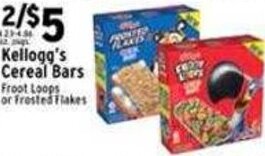 Met Foodmarkets Kellogg's Cereal Bars offer