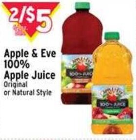 Met Foodmarkets Apple & Eve 100% Apple Juice offer