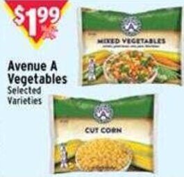 Met Foodmarkets Avenue A Vegetables offer