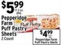 Met Foodmarkets Pepperidge Farm Puff Pastry Sheets offer