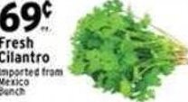 Met Foodmarkets Fresh Cilantro offer